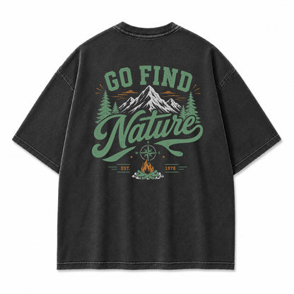 Go Find Nature Graphic T-Shirt