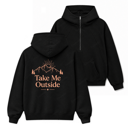 Chasing Open Trails -Zip Hoodie