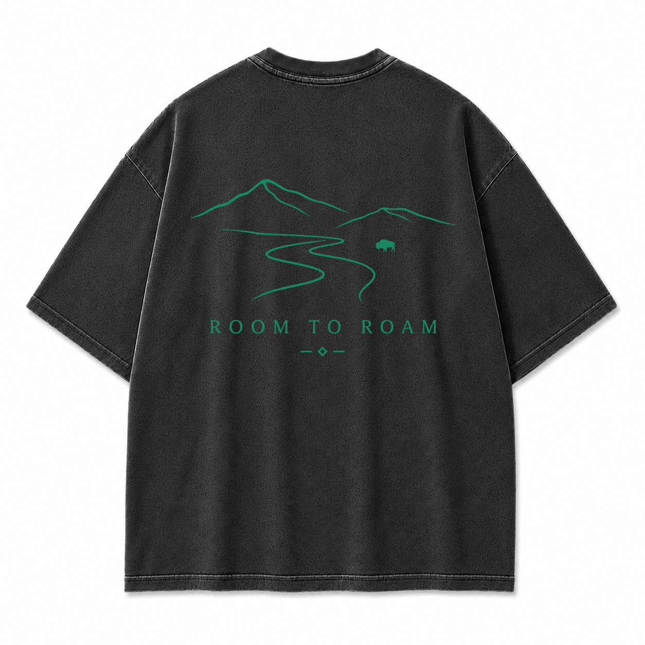 Room to Roam Mountain Bison Graphic T-Shirt