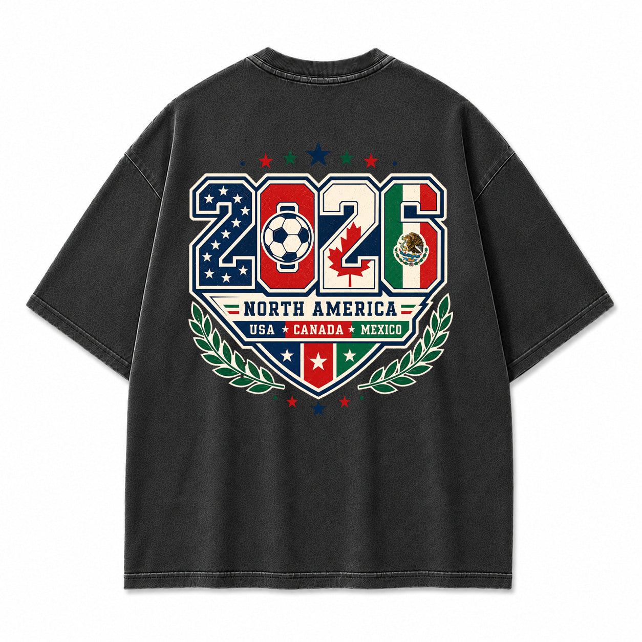 2026 North America Football Graphic T-Shirt