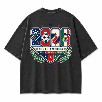 2026 North America Football Graphic T-Shirt