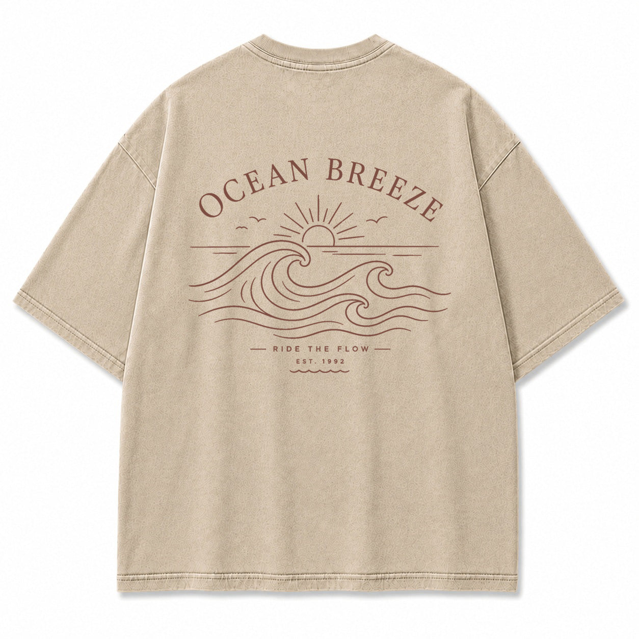 Ocean Breeze Minimal Graphic T-Shirt