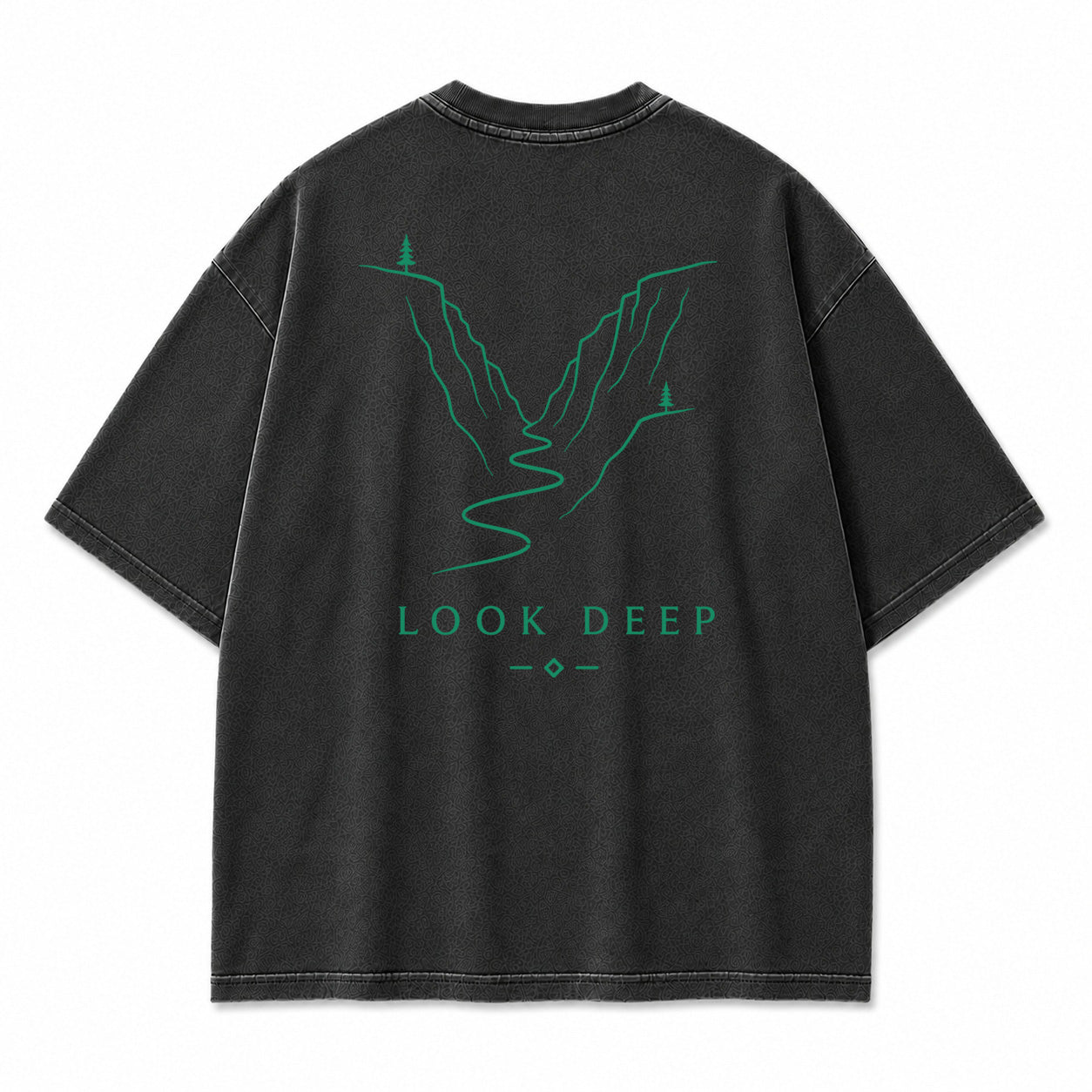 Look Deep Canyon River Graphic T-Shirt