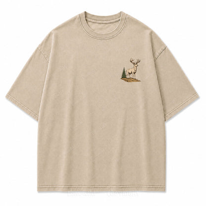 Go Find Your Peak Washed Print Tee