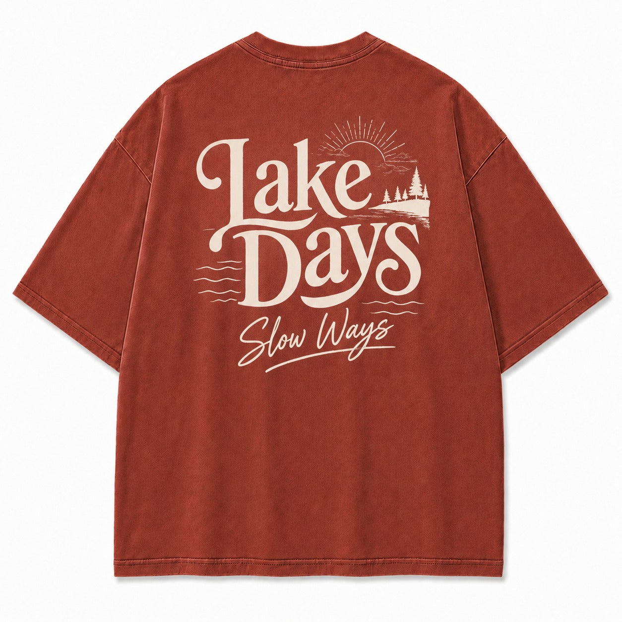 For Lake Days That Move in Slow Ways Tee
