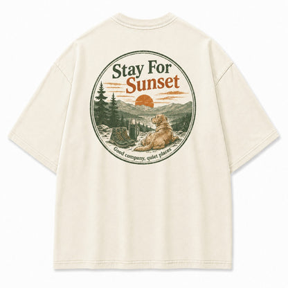 Stay for Sunset with Good Company Tee