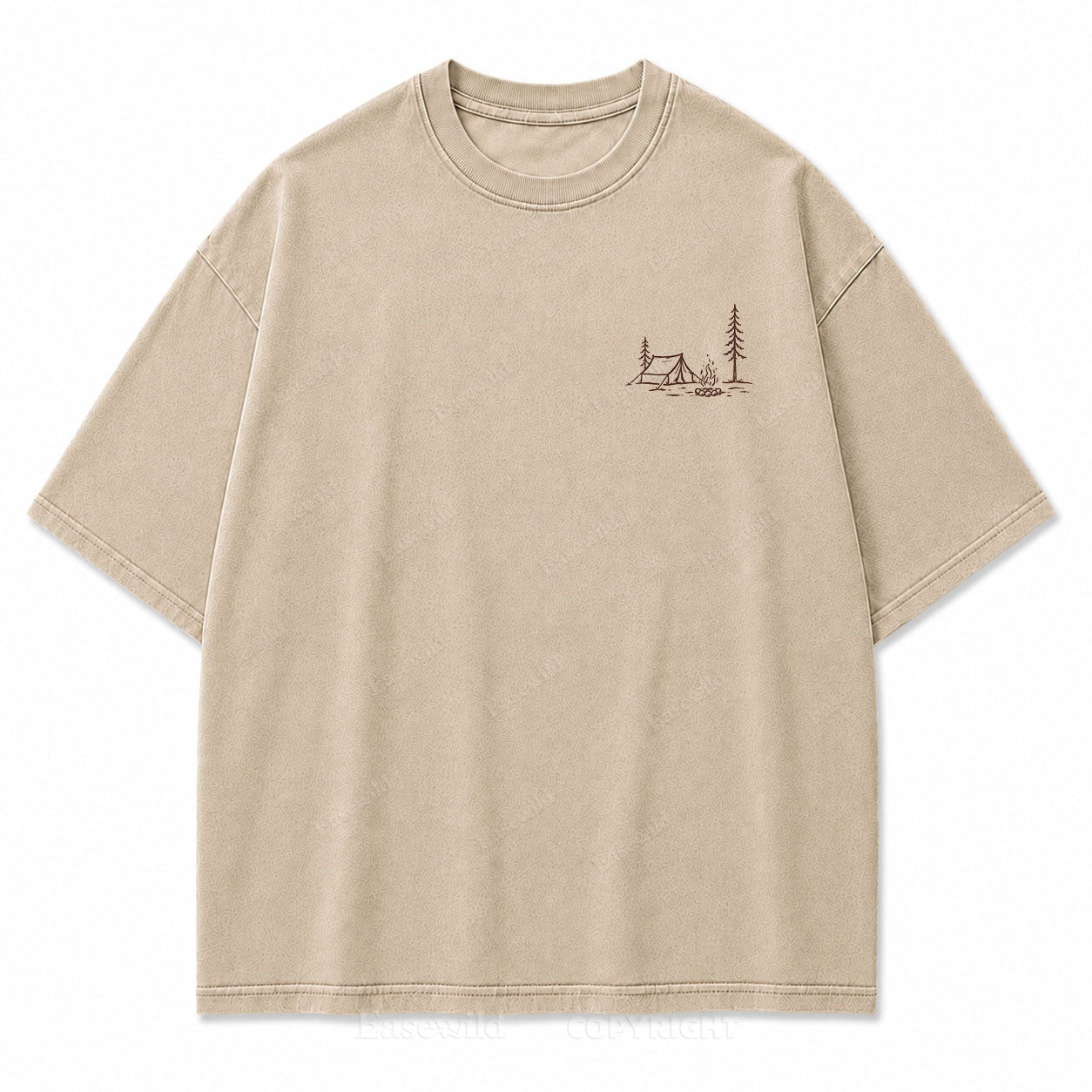 This Is All I Need Camping Washed Print Tee