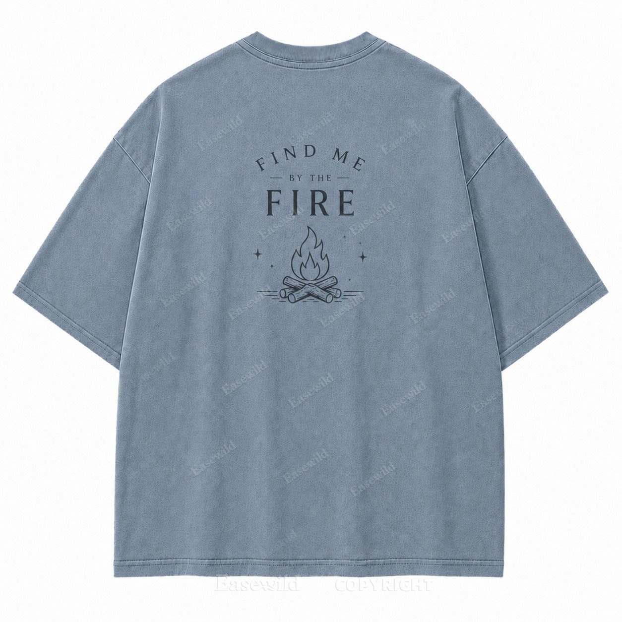 Find Me by the Fire Minimalist Campfire Tee