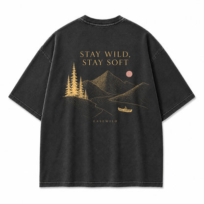 Minimal Wilderness Escape Graphic T-Shirt