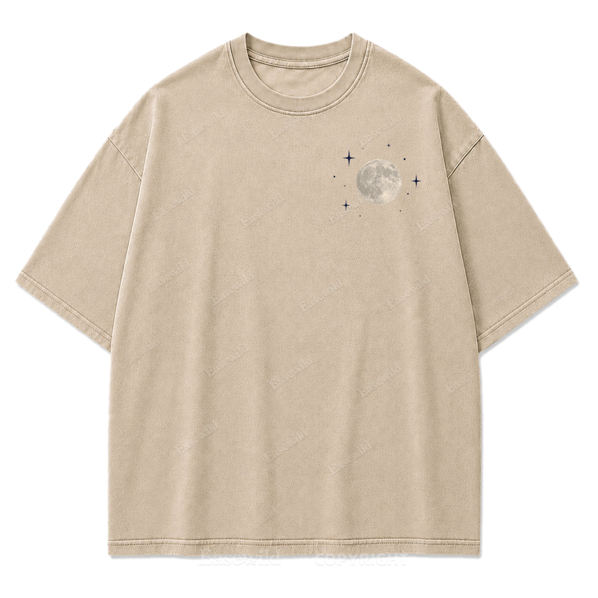 Moonlit Wilderness Washed Print Tee