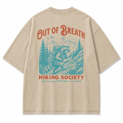 Out of Breath Hiking Society Graphic T-Shirt
