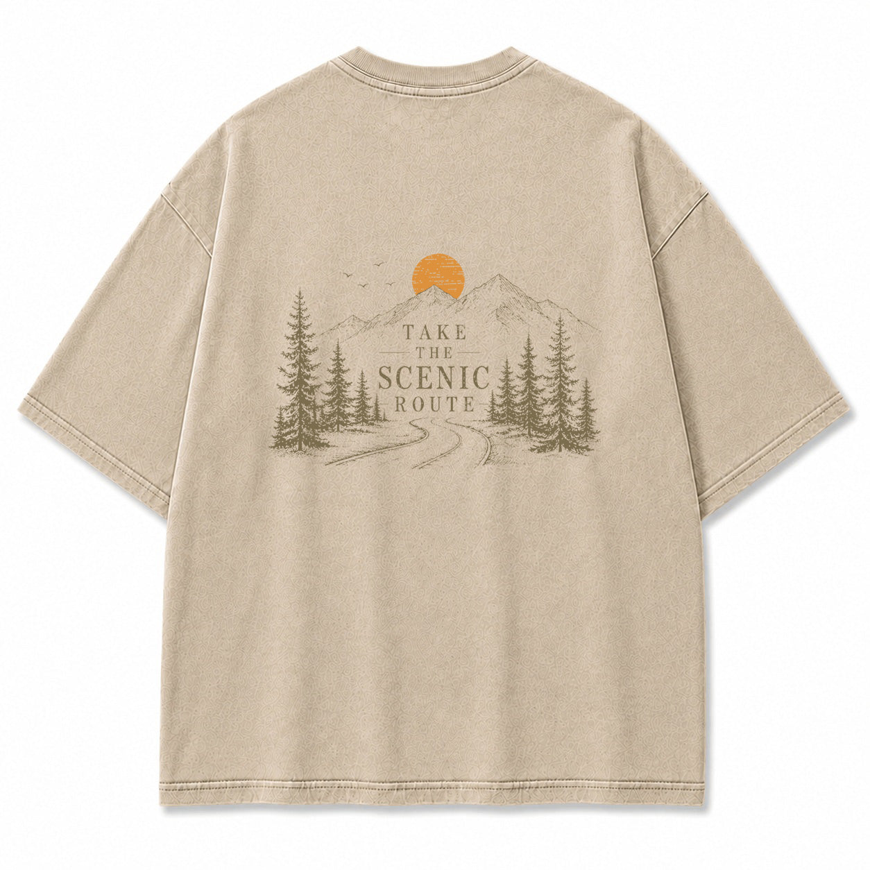 Take The Scenic Route Graphic T-Shirt