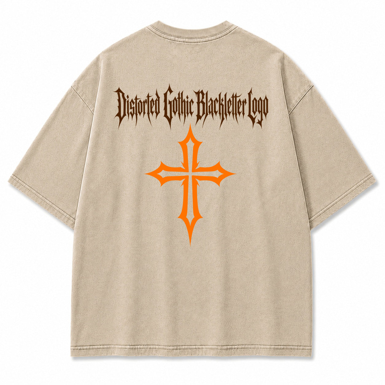 Gothic Cross Blackletter Graphic T-Shirt