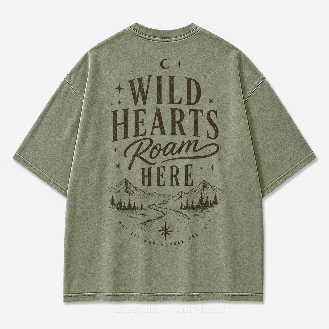 Where Wild Hearts Roam Mountain Graphic Tee