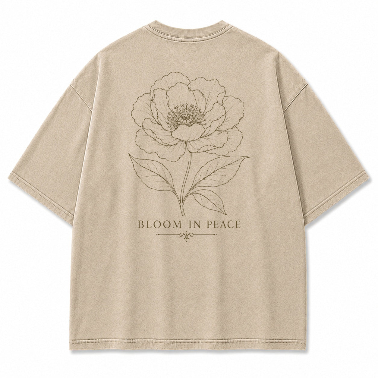 Bloom In Peace Floral Graphic T-Shirt