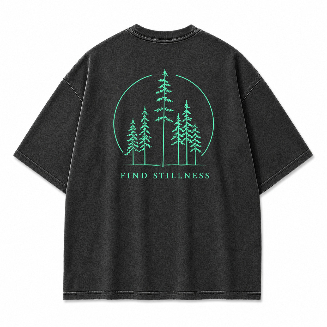 Find Stillness Pine Forest Graphic T-Shirt