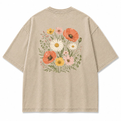 Wildflower Bouquet Graphic T-Shirt