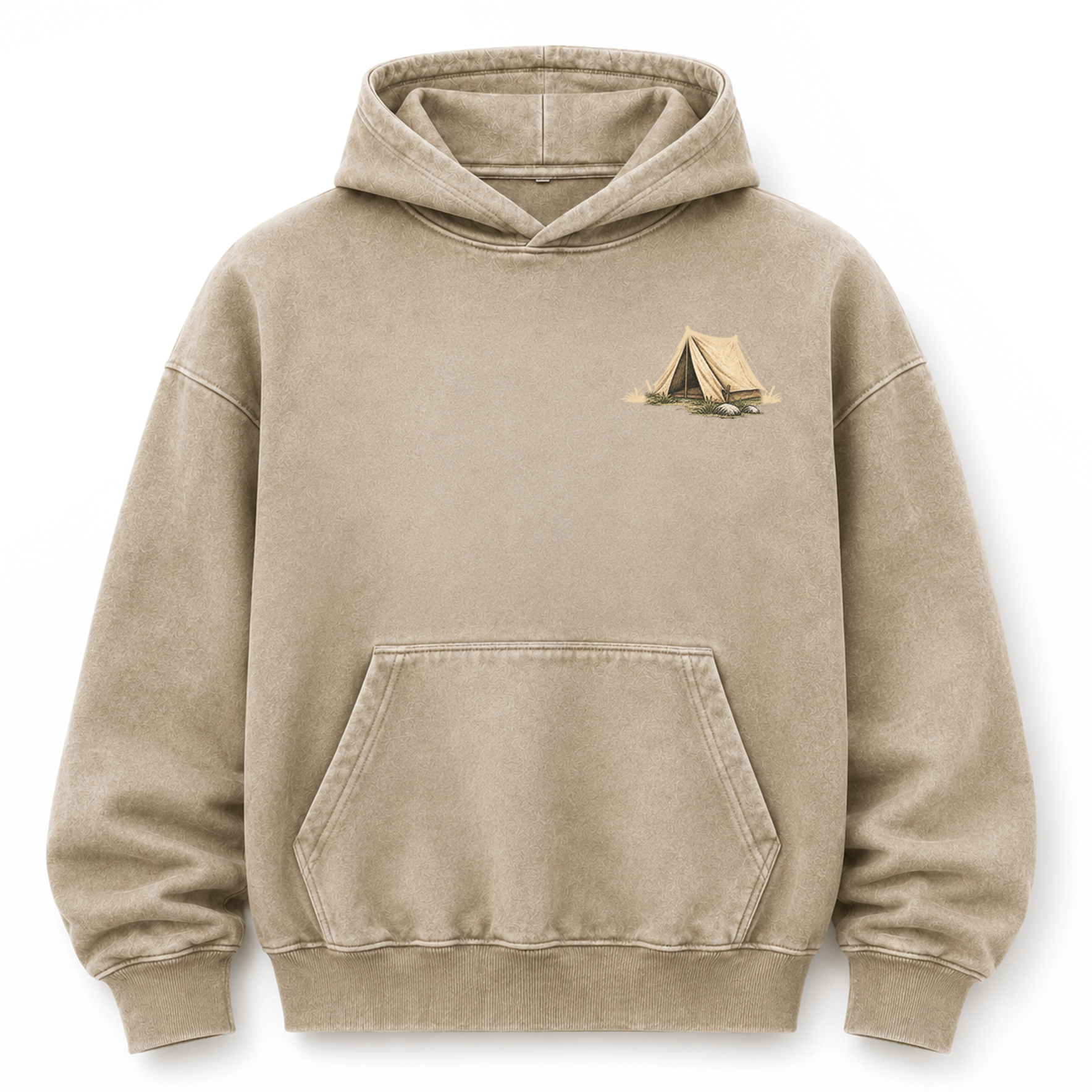 Lakeside Coffee Camp Washed Graphic Hoodie