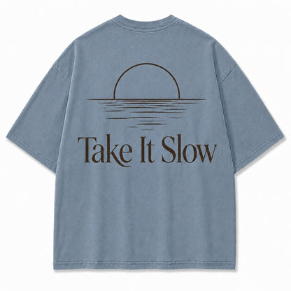 Still Water, Slow Days Tee