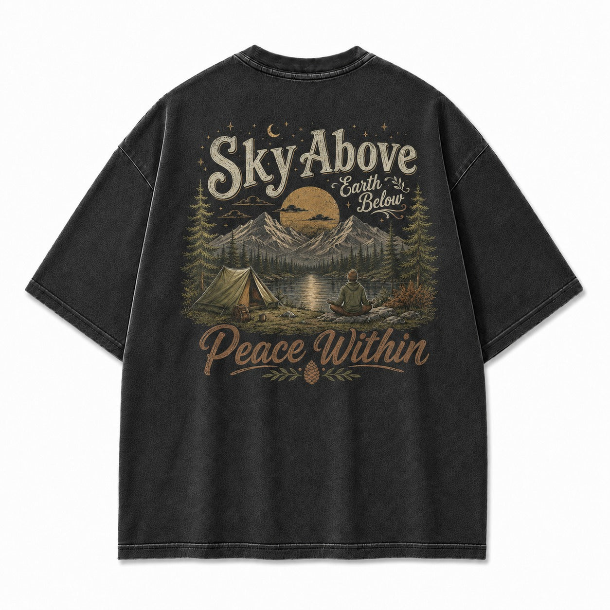 Peace Within Mountain Graphic Tee