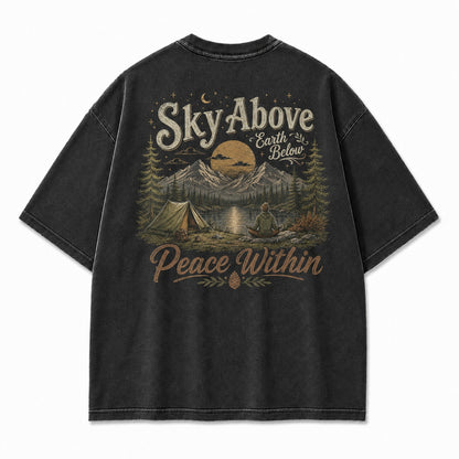 Peace Within Mountain Graphic Tee