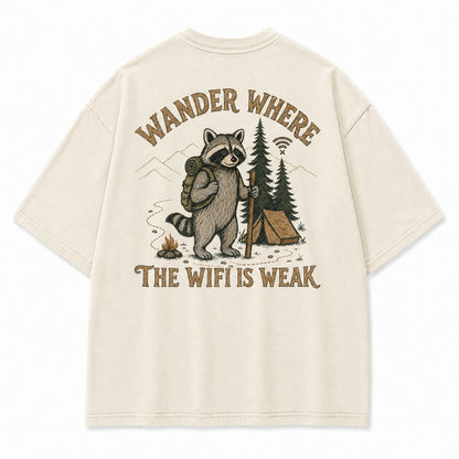 Off Grid Raccoon Graphic Tee