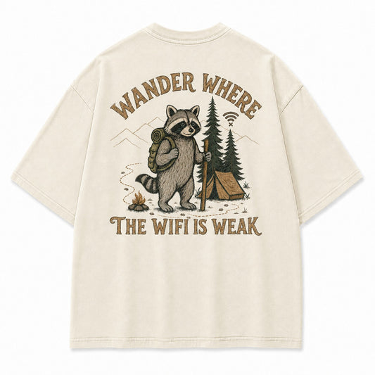 Off Grid Raccoon Graphic Tee