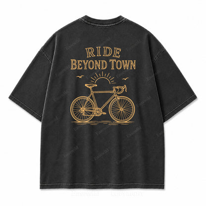 Ride Beyond Town Graphic Back Print Tee