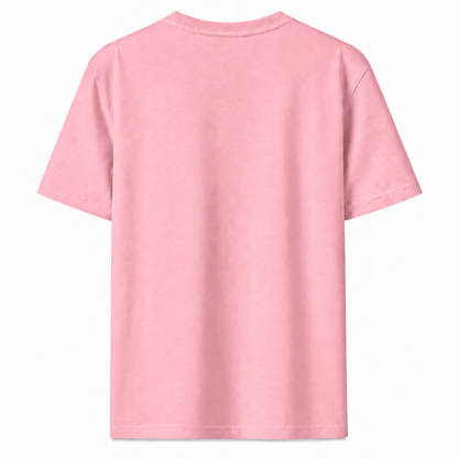 Pink Ribbon Hearts Graphic T-Shirt