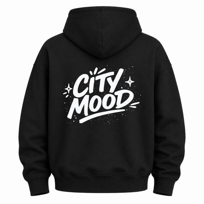 City Mood Graphic Washed Hoodie