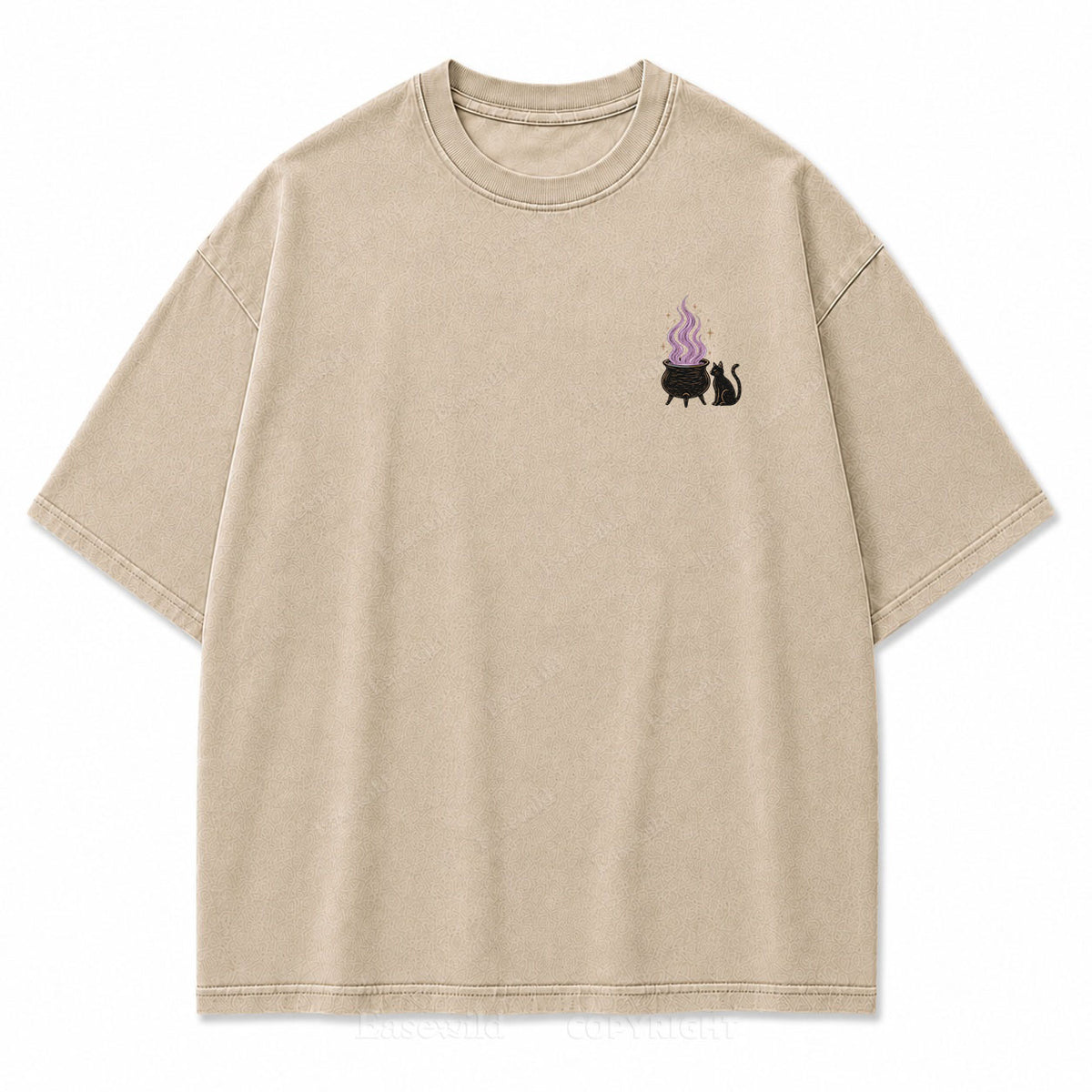 Girls Will Be Girls Halloween Washed Graphic Tee
