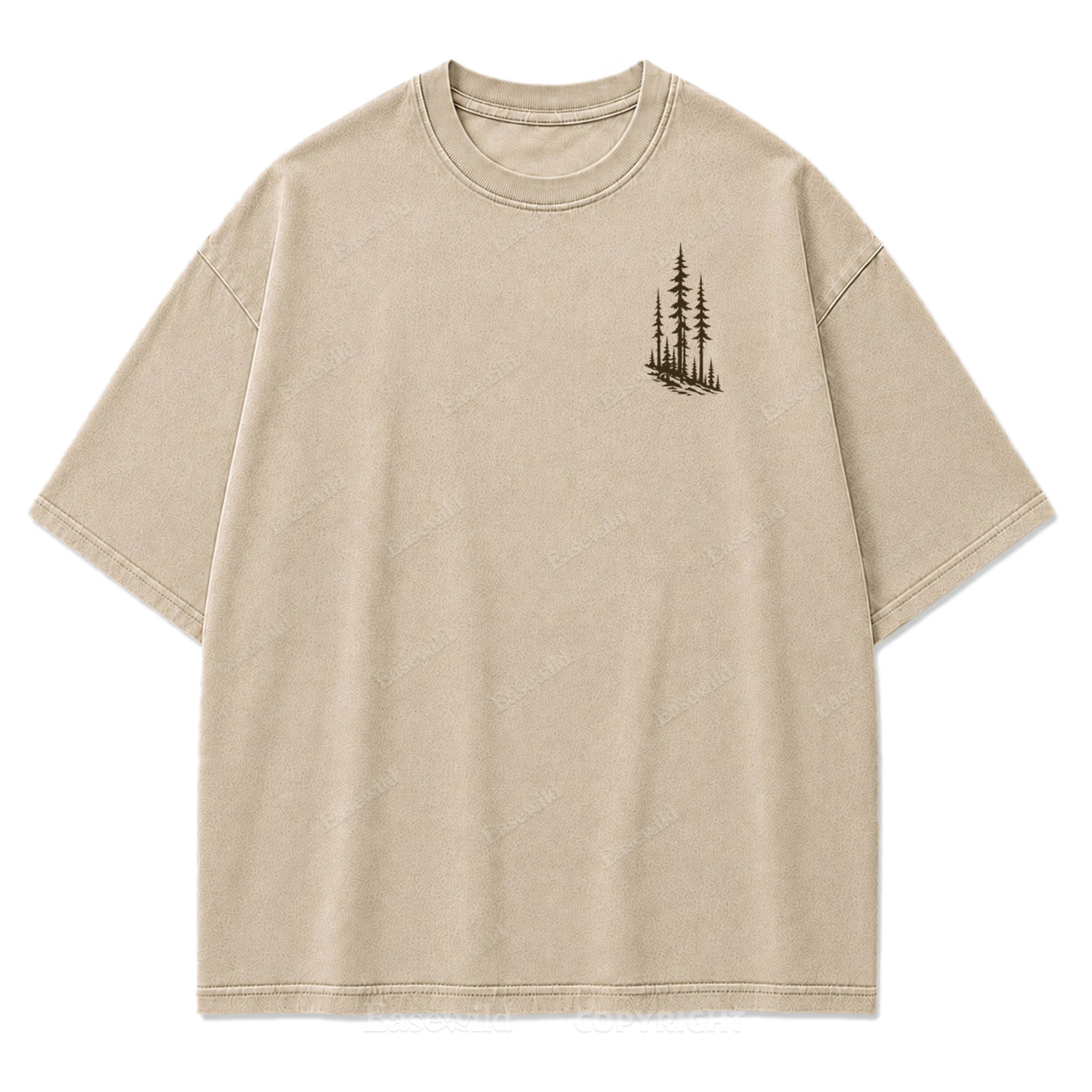 In the Stillness Mountain Washed Print Tee