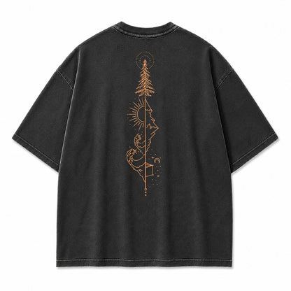 Forest Ocean Balance Graphic T-Shirt