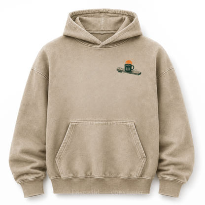 Slow Mornings Lakeside Washed Grafik-Hoodie