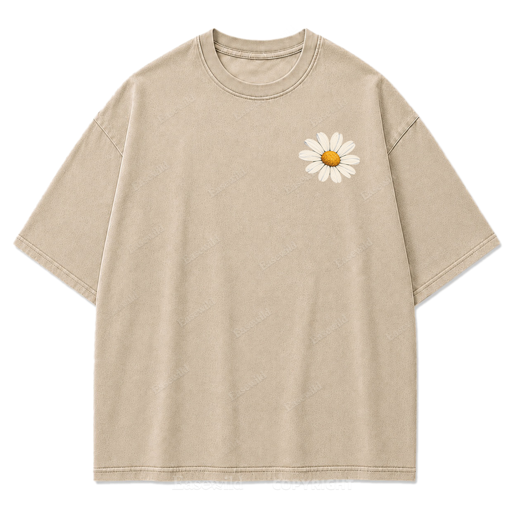 Always Take the Scenic Route Washed Print Tee