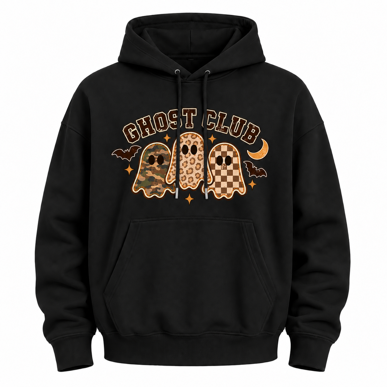 Ghost Club Halloween Graphic Hoodie