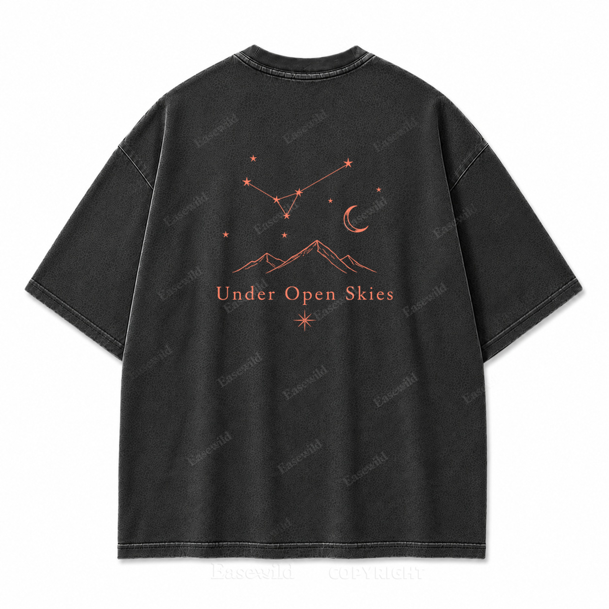 Under Open Skies Washed Back Print Tee