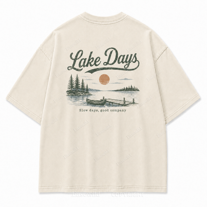 Where Slow Lake Days and Good Company Meet Tee