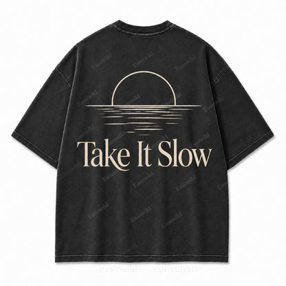 Still Water, Slow Days Tee