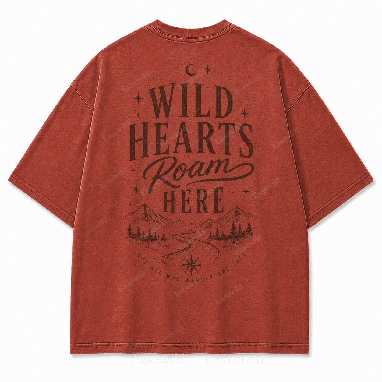 Where Wild Hearts Roam Mountain Graphic Tee