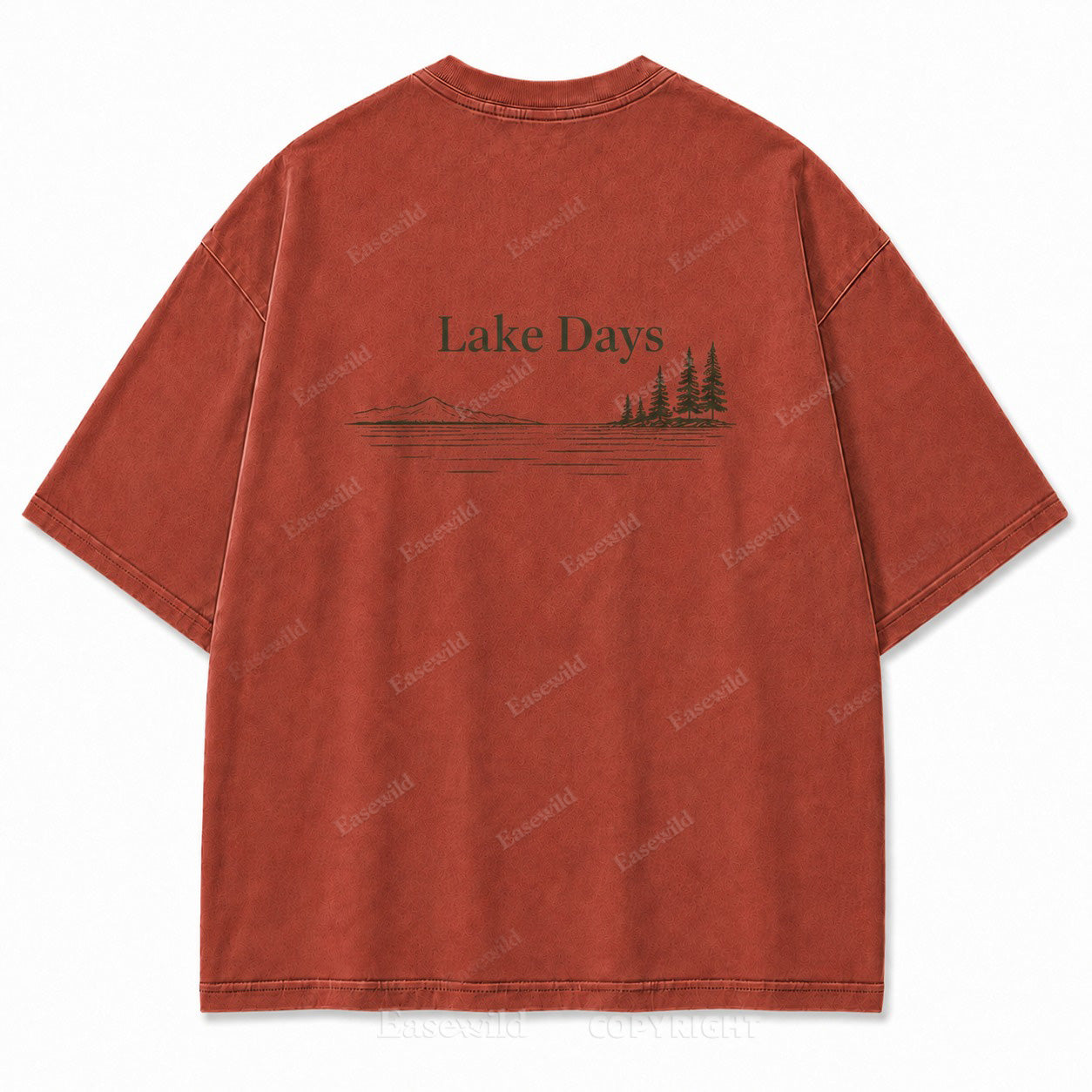 Where Quiet Lake Days Feel Simple and Free Tee