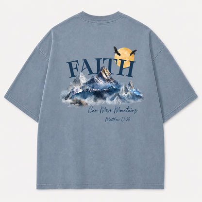 Can Move Mountains Washed T-Shirt