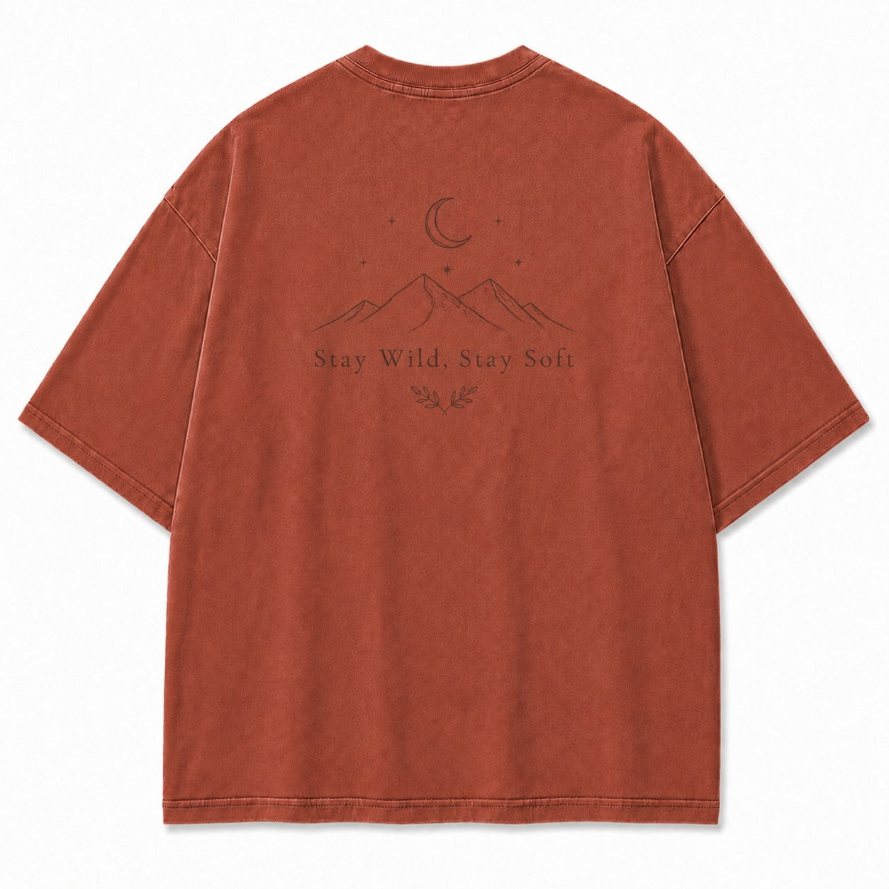 Stay Wild, Stay Soft Minimalist Mountain Tee