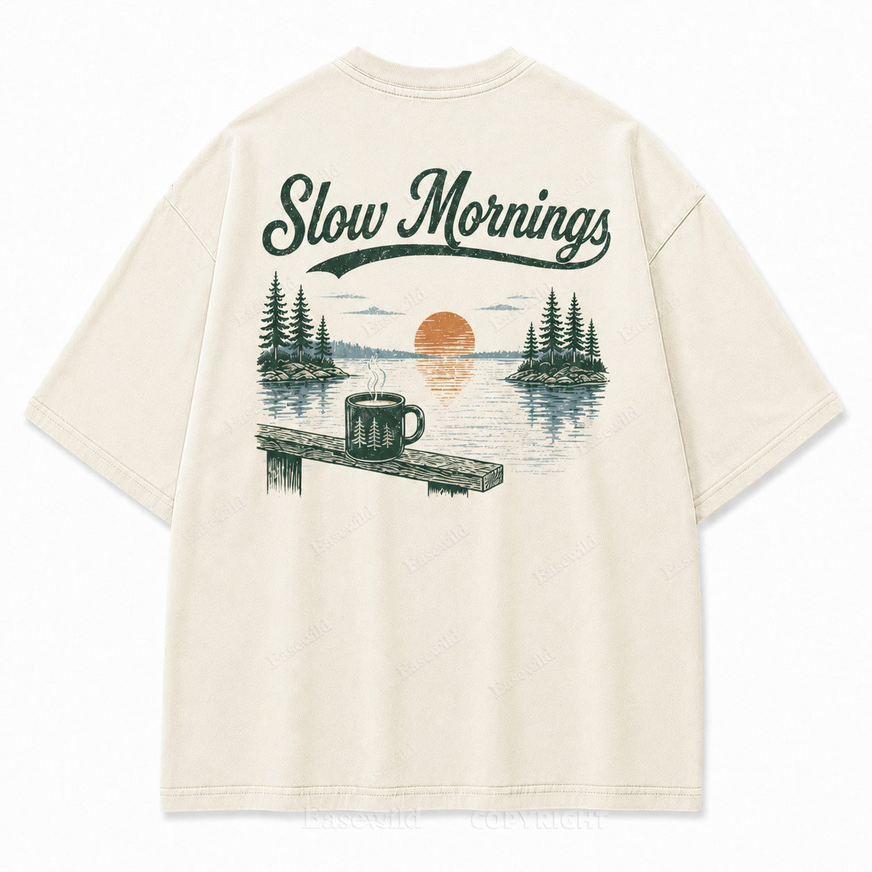 Slow Mornings by the Lake Tee