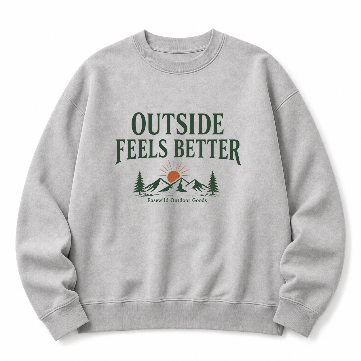 Outside Feels Better Washed Graphic Sweatshirt