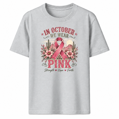 Pink October Western Tee