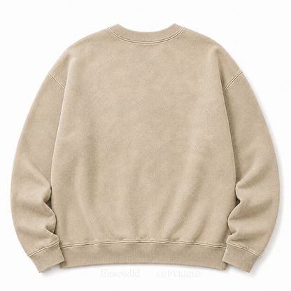 Somewhere Between Lost & Free Washed Crewneck