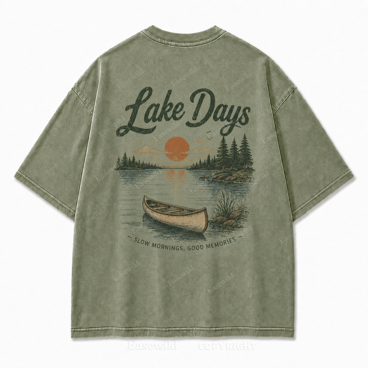 Where Quiet Lake Mornings Become Good Memories Tee