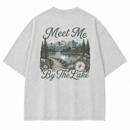 Meet Me By The Lake Graphic T-Shirt