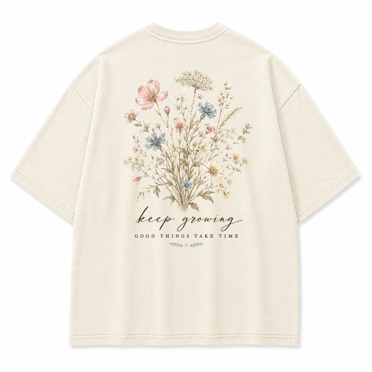 Keep Growing Floral Graphic T-Shirt